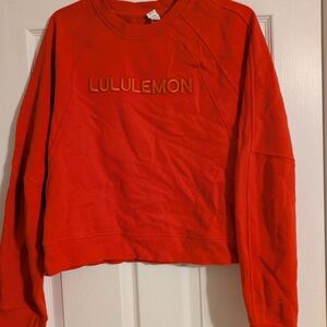 lululemon athletica Bold Red Sweatshirt